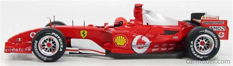 MATTEL HOT WHEELS G9727 Scale 1 18 FERRARI F1 F2005 N 1 SESON 2005 MICHAEL SCHUMACHER RED