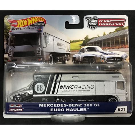 Hot Wheels Mercedes Benz Sl Euro Hauler