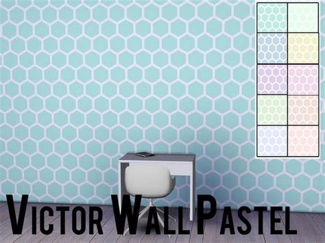 modelsims4's Victor Wall Pastel | Wall, Pastel, Pastel colors