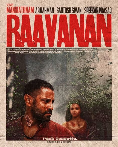 Raavanan | Film posters minimalist, Best movie posters, Movie posters ...