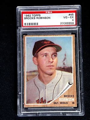 Brooks Robinson Topps Psa Vg Ex Baseball Card Centered