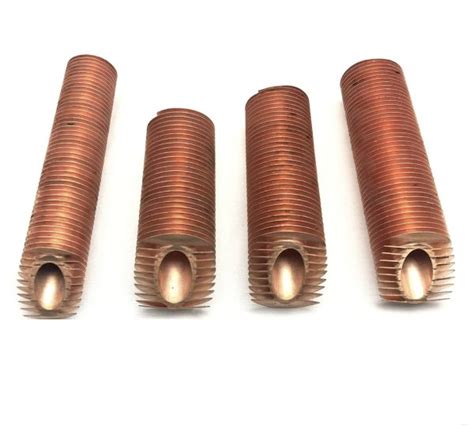 Extruded Copper Fin Tube Baosheng Precision Tube Co Ltd