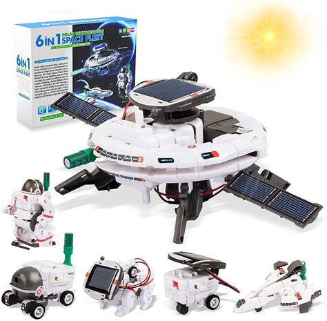 Ts For 7 8 9 10 11 12 13 Year Old Boys Stem 6 In 1 Solar Robot