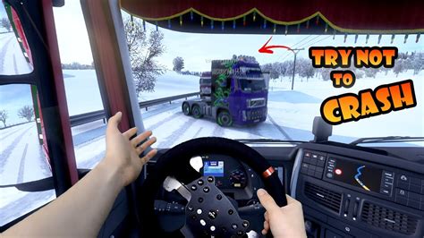 Pov In Ets Multiplayer Try Not To Crash W Winter Mod Duisburg