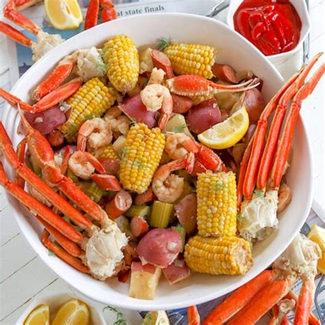 Crock Pot Seafood Boil With Shrimp And Crab Slow Cooked Eats