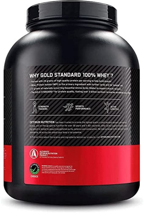 Optimum Nutrition 100% Whey Double Rich Chocolate Gold Standard Whey ...