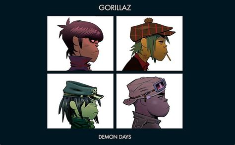 Gorillaz demon days album cover wallpaper - hooligalaxy