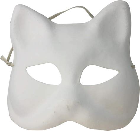 Artemio Katzenmaske aus Gips, zum Dekorieren: Amazon.de: Küche & Haushalt