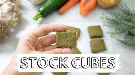 How To Make Vegetable Bouillon Cubes Homemade Stock Cubes So Easy Youtube