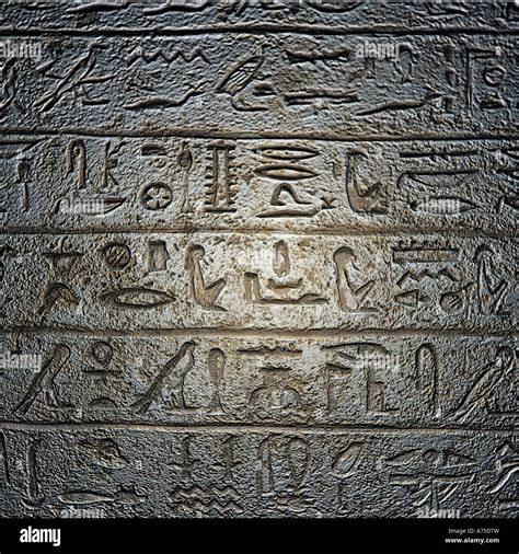 Hieroglyphic Writings Hi Res Stock Photography And Images Alamy