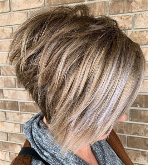 Best Ideas Bronde Bob Shag Haircuts With Short Back