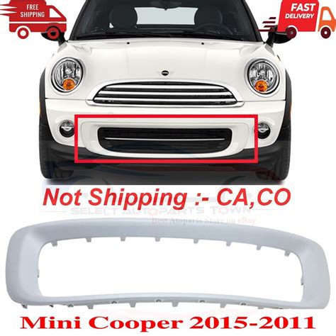 New Fits 2011 2015 Mini Cooper Front Capa Grille Trim Plastic Primed