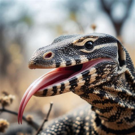 Premium Photo Asian Water Monitor