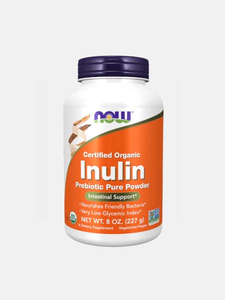 Inulin Prebiotic Pure Powder G Now