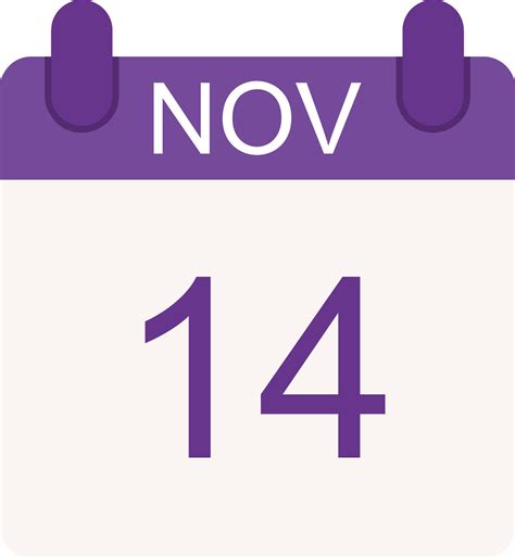 November Flat Icon 43312850 Vector Art at Vecteezy