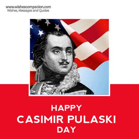 Casimir Pulaski Day Messages, Wishes, Quotes, And Images