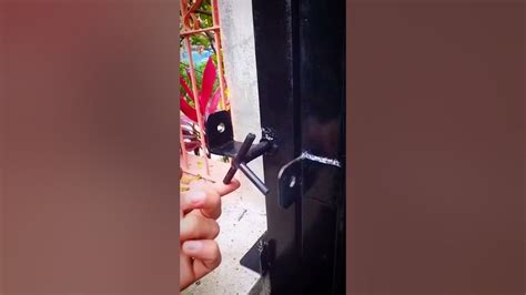 Shorts Sliding Gate Lock Idea Youtube