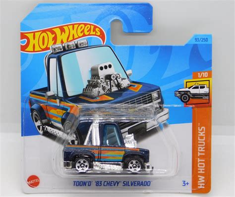 Hot Wheels Chevy Silverado 83 Rare Miniature Collectible Etsy