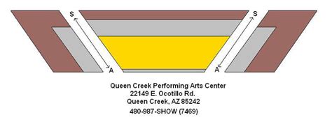 Queen Creek Performing Arts Center Seating Chart