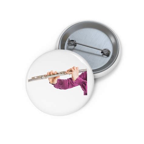 Transverse Flute Pin, Transverse Flute Button, Button Set, Lapel Pin, Hat Pin, Enamel Pins ...