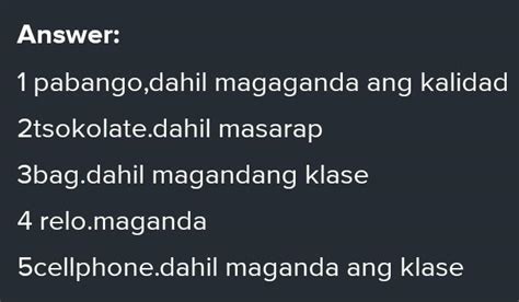 Maglista Ka Ng Limang Produktong Gusto Mong Mabili Na Galing Sa Amerika