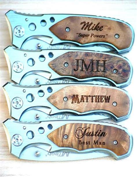 Personalized Groomsmen T Groomsman Pocket Knife Groomsmen Pocket