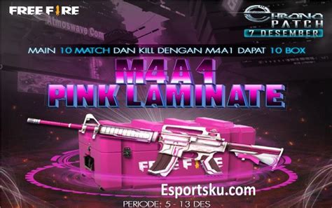 How To Get An M A Pink Laminate Skin In Free Fire Ff Esports