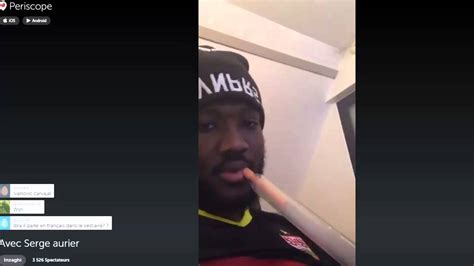 Vidéo Complète Serge Aurier sur Periscope Laurent Blanc est une