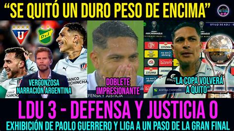 LO DE PAOLO GUERRERO ES IMPRESIONANTE GOLEADA De LIGA DE QUITO En La