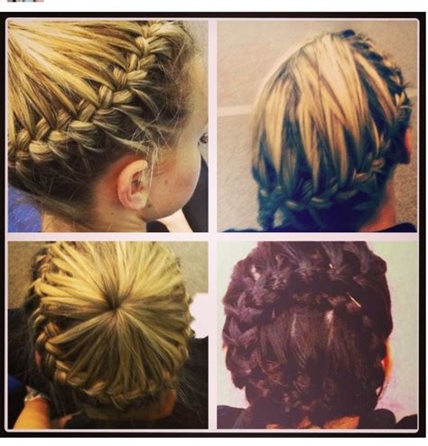 Starburst Crown Braid Diagonal And A Side Winding Braid Crown Braid