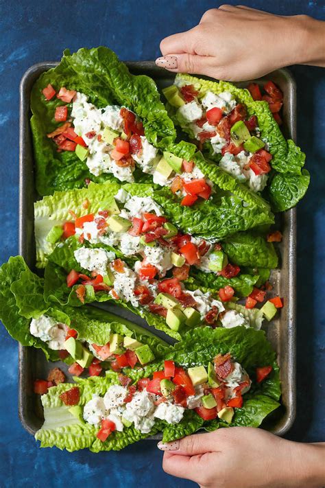 Chicken Salad Lettuce Wraps Damn Delicious