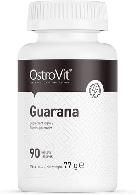 Superfoods Guarana 500mg 90 Tablets OstroVit Bol