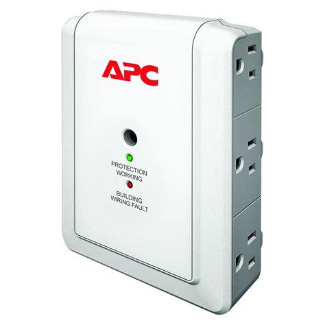 APC SurgeArrest 6-Outlet 1080 Joules Wall Mount Surge Protector