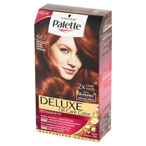 Palette Deluxe Oil Care Color Farba Do W Os W Trwale Koloryzuj Ca Z