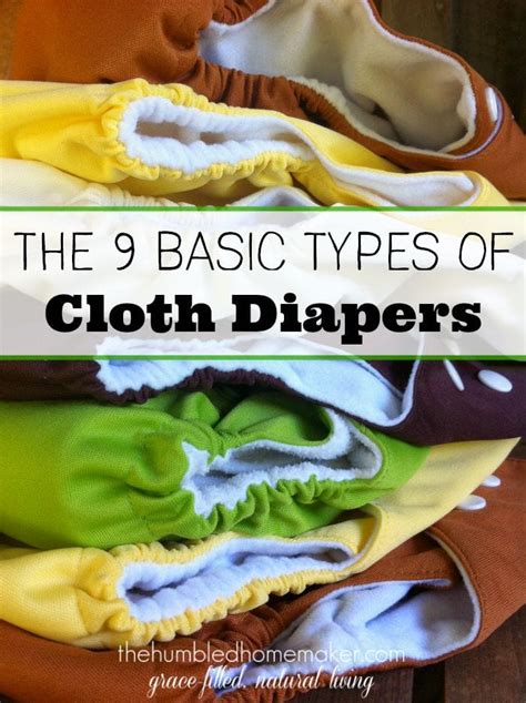 The Different Types of Cloth Diapers