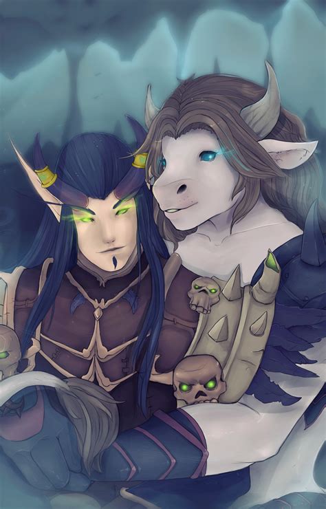 Blood Elf And Tauren Cute Romance By Ipheli On Deviantart