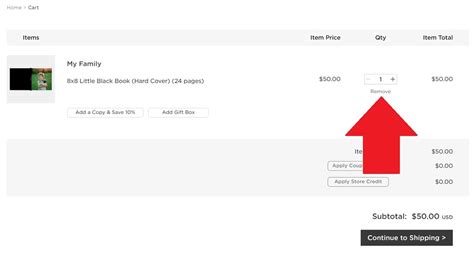 How To Remove An Item From Your Shopping Cart Zno Support