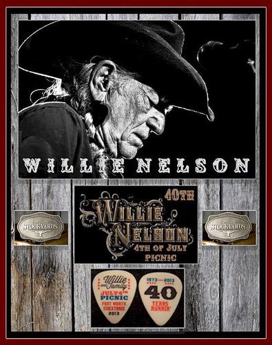 Willie Nelson Guitar Pick of the Day: Willie Nelson & Family 4th of ...