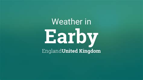 Weather for Earby, England, United Kingdom