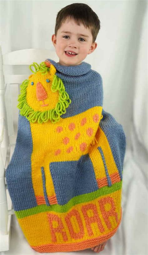 Animal Baby Blanket Knitting Patterns All Free Free Baby Knitting