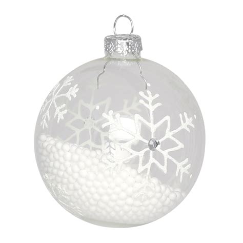 Clear Glass With Design Bauble