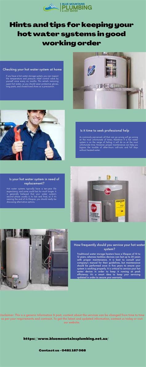 Hints And Tips For Keeping Your Hot Water Systems In Good Working Order Hot Water System Hot
