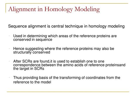 Ppt Homology Modeling Of Proteins Powerpoint Presentation Free