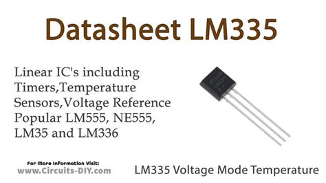 an image of the lm355 voltage and temperature sensor module on a white ...