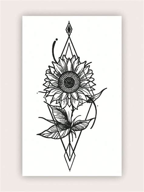 Sheet Flower Pattern Tattoo Sticker Tattoos Pattern Tattoo