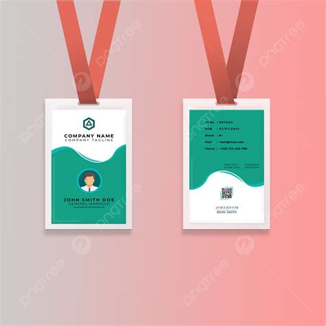 Id Card Template Download On Pngtree