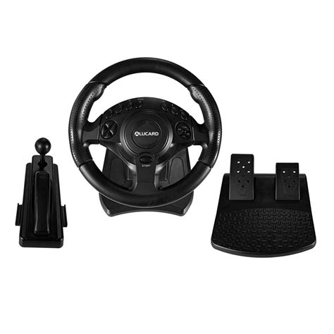 Game Steering Wheel Pedals Driving 4// 360/ /ANDROID/SWT/PC, Vibration ...