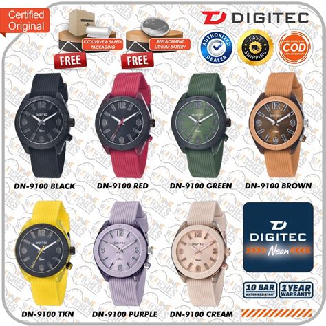 Jual Jam Tangan DIGITEC DN 9100 DN 9100 DN9100 NEON DG BDN LED