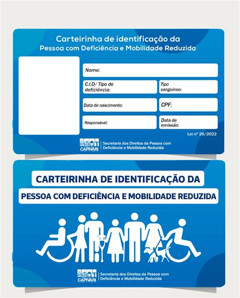 Carteira de identificação da Pessoa Deficiência continua sendo