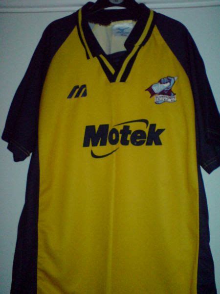 Scunthorpe United Away Football Shirt Sponsored By Motek